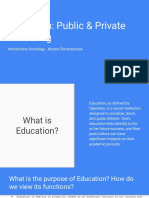 Project 2 Analysis of Education 1