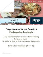 LAS Filipino 5 17 Pagmamahal Sa Kalikasan