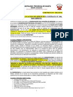 Contrato de locación de servicios de patrullaje municipal