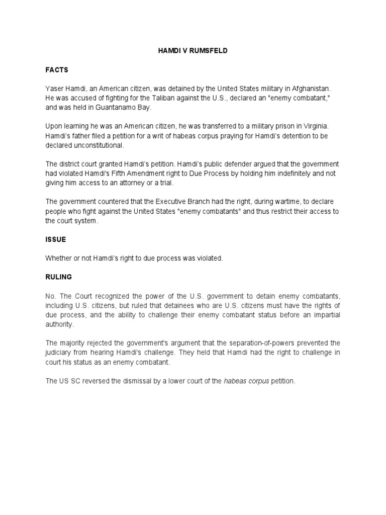 U.S. Citizen's Due Process Rights | PDF | Law