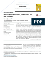 Memory Distrust Syndrome, Confabulation and False Confession