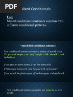 Mixed Conditionals
