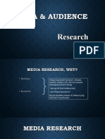 Media & Audience Research