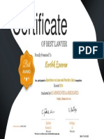 Certificate Karthik