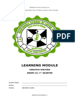 Learning Module: Maryknoll School of Lupon, Inc. Kambing Baratua Street, Poblacion, Lupon, Davao Oriental