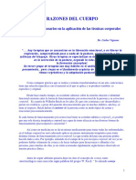 Las Razones Del Cuerpo CVignone. Cuidados Necesarios en La Aplicación de Las Técnicas Corporales