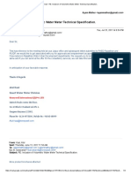 Gmail - RE - Inclusion of Volumetric Water Meter Technical Specification
