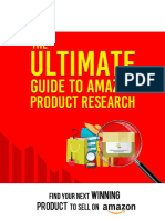 ULTIMATE GUIDE TO AMAZON PRODUCT RESEARCH