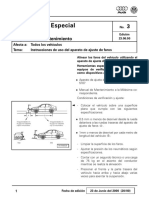 Alineacion de Faros Procedimiento PDF