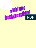 Friendly Letter