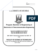 Final SE EXTC Syllabus