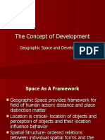 Geographic Space and Development