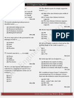 Civil Engineering MCQ's