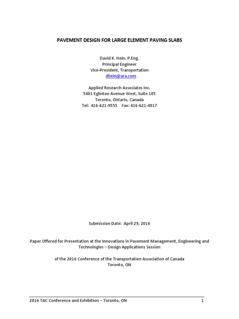 Pavement Design | PDF | Young's Modulus | Road Surface