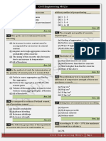 Civil Engineering MCQ'S: Ans. (A) Ans. (D)