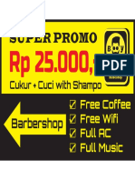 Super Promo: Cukur + Cuci With Shampo