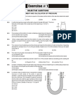 Objective Questions: Section (A) : Measurement and Calculation of Pressure