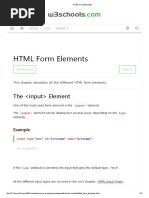 HTML Form Elements PDF