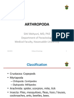 Arthropoda: Sitti Wahyuni, MD, PHD Department of Parasitology Medical Faculty, Hasanuddin University