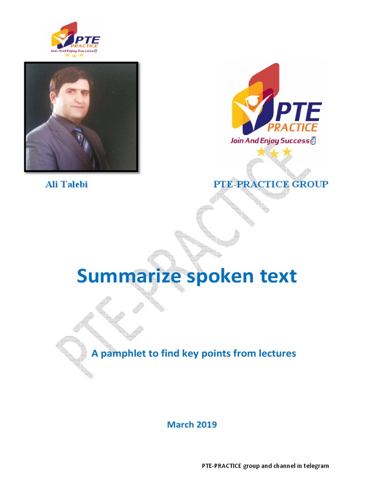 Key Points in PTE Summarization | PDF | Dna | Rna
