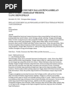 Download Perilaku Konsumen Dalam Pengambilan Keputusan Terhadap Produk Yang by hamrudin SN46957176 doc pdf