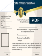 Certificate of Naturalization PDF