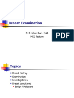 Examination of The Female Breast
