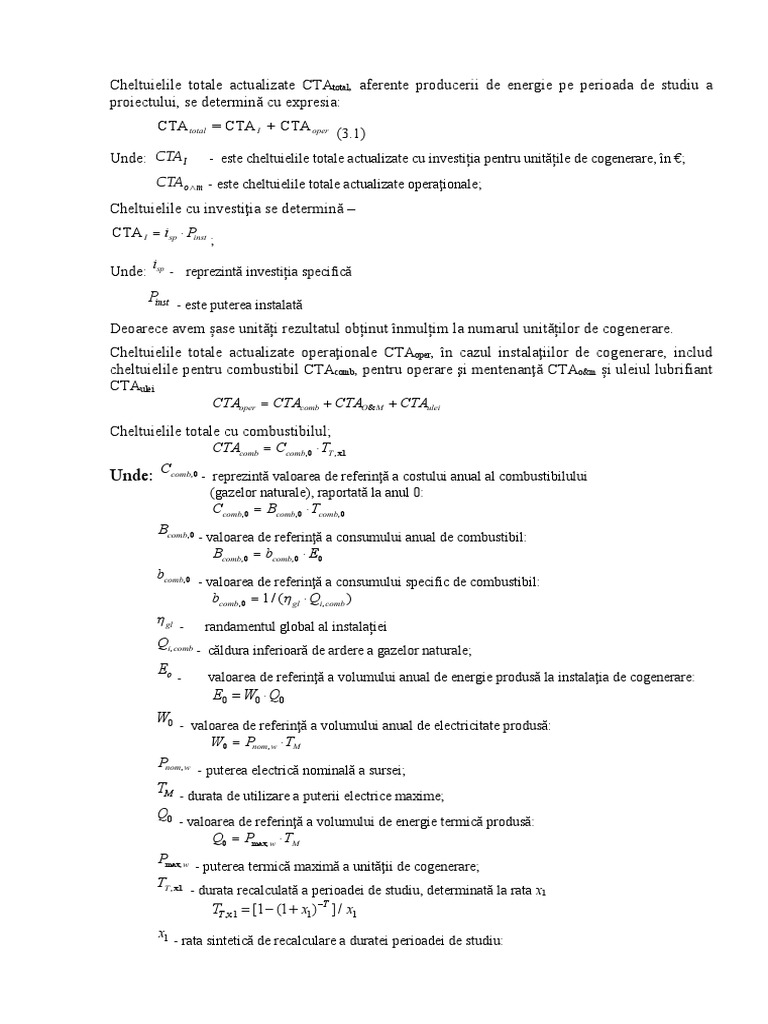 Calcularea CTA | PDF