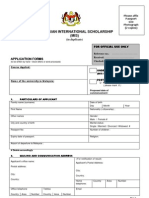 Malaysian International Scholarship (MIS) : Application Form Application Form Application Form Application Forms S S S