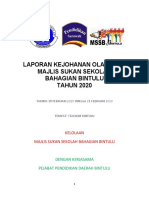 Laporan Pengelolaan Sukan MSSB 2020