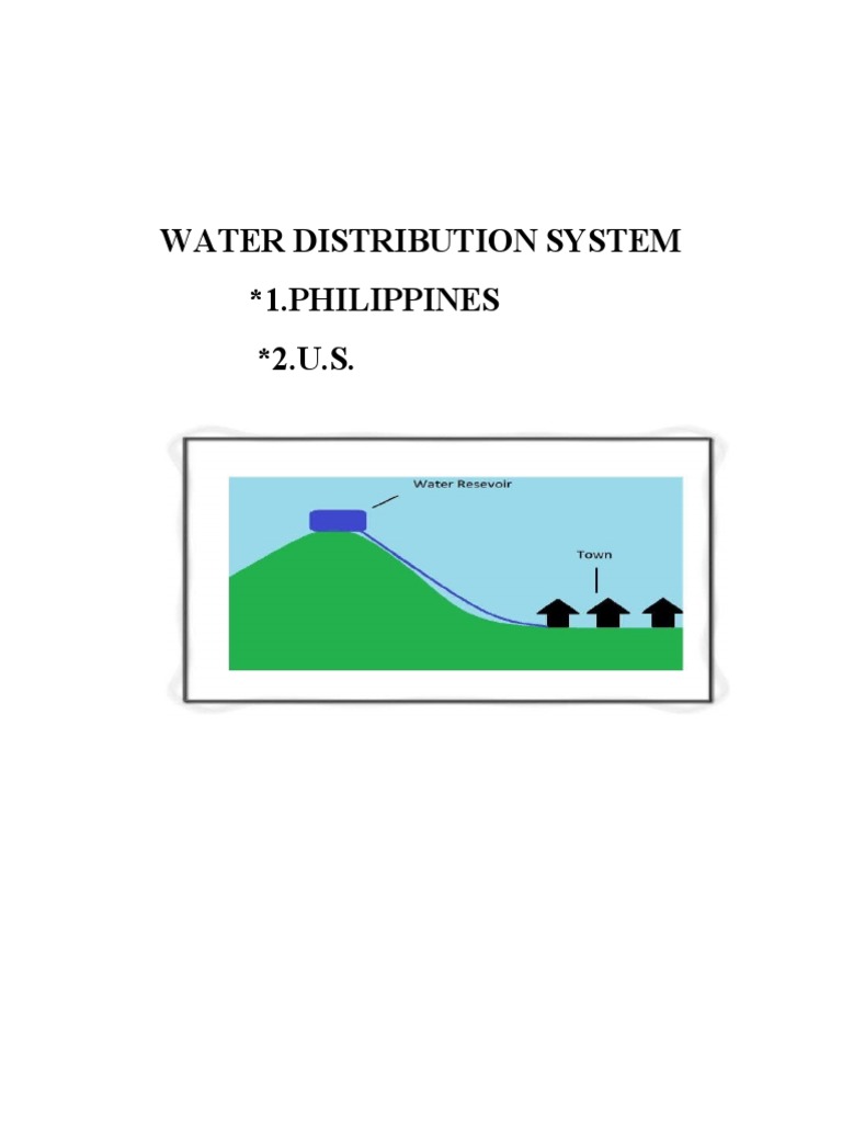 Water Distribution System - Front Page | PDF