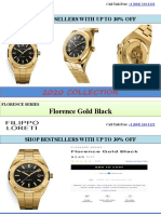 Filippo Loreti Review For Florence Gold Black Watch's
