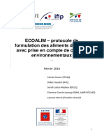 Protocole Formulation Aliments Ecoalim PDF