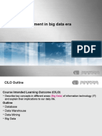 Data Management in Big Data Era