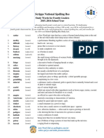 4th Grade Vocab List2015-2016 PDF