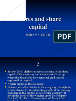 Shares and Share Capital