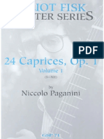 Paganini Op 1 Fisk 24 Caprichos V1and2