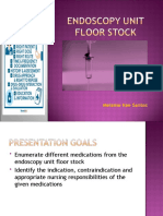Endoscopy Unit Floor Stock