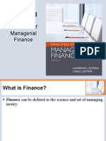 The Role of Managerial Finance