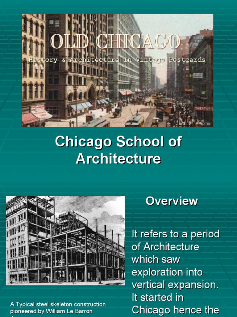 Chicago School of Architecture PDF Framing (Construction) Art Media