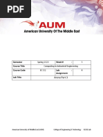 Lab Manual-Arena-3