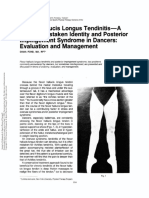 Flexor Hallucis Longus Tendinitis-A Case of Mistaken Identity and Posterior Impingement Syndrome in Dancers: Evaluation and Management