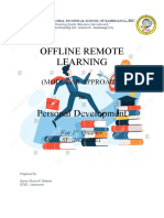 Offline Remote Learning: (Modular Approach)