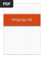 11.1 PHP - Data - Object - PDO