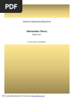 Information Theory PDF