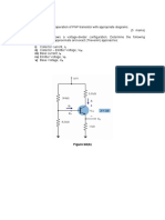 PNP transistor operation and BJT circuit analysis