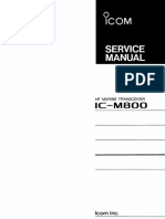 Ic-M800 Service Manual