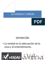 La Verdad y El Error