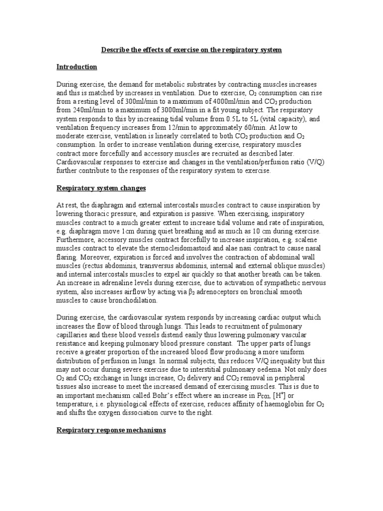 Importance of respiratory system essay image