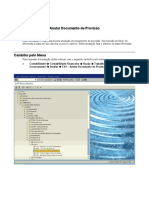 F.81 - Anular Documento de Provisão